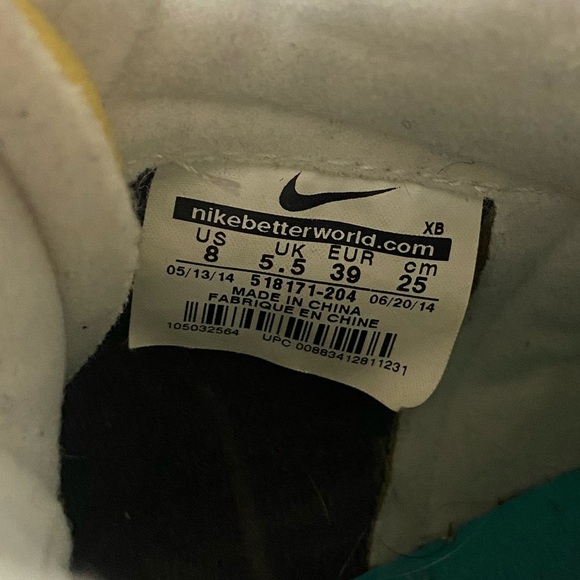 Nike blazer mid high grey suede high top sneakers GUC size 8 women's - Picture 3 of 6